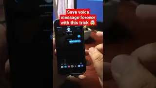 Save Voice Messages from Chats forever | iPhone Tips and Tricks