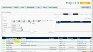 Basics - Navigating the 'Search Database' tab
