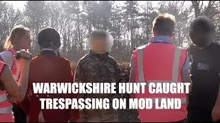 Warwickshire Hunt caught trespassing on MOD land