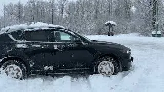 Mazda cx5 awd sport design turbo in the snow