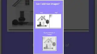 Can we add two images programmatically?