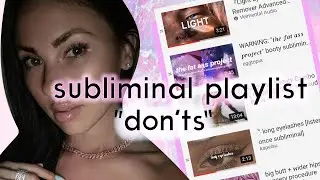 Common Subliminal Playlist Mistakes | Brainwave Entrainment Repetition Process