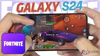 Samsung Galaxy S24 Fortnite Mobile Gaming Review 2024 | Battery Drain test