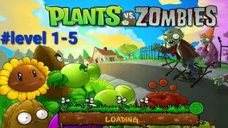 Plant's vs Zombies (Растения против зомби)Прохождение игры на андроид level 1-5