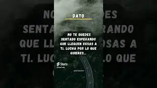 Lucha por lo que quieres    #shorts #viral