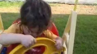 2 years old Yael talks and talks