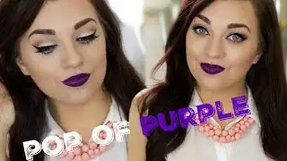 POP of Purple Makeup Tutorial | Makeupbysaz