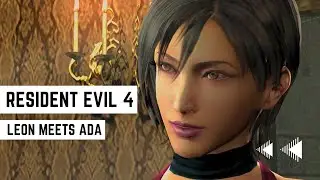 Leon Meets Ada 4K | Resident Evil 4 (2005)