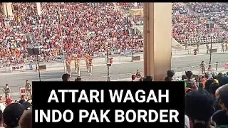 Attari Wagah indo Pak border Amritsar Punjab.