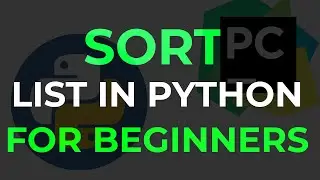 How to sort list in Python for beginners | Reverse sort