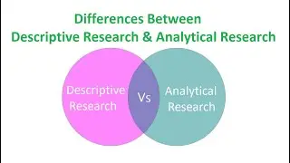 Differences Between Descriptive Research and Analytical Research