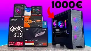 MONTAGE PC CLIENT #15 : 1000€ de BUDGET avec du RGB ? Pas de soucis !