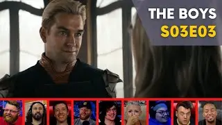 Reactors Reaction to HOMELANDER AND STARLIGHT | The Boys S03E03 