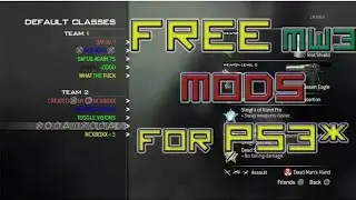 How to get call of duty mw3 mod menu for ps3 hen (blus30838 users only)