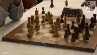 Aeroflot open 2017 blitz: Korobov Anton - Yu Yangyi. Решающие партии. Последние два тура, 1 стол!