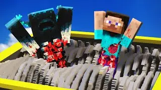 Experiments with Shredder vs Minecraft | Teardown
