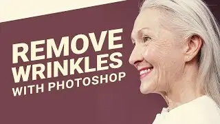 REMOVE WRINKLES WITH PHOTOSHOP #photoshop #wrinkles #beauty
