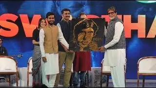 Amitabh Bachchan | Glue glitter painting | Sarvam Patel | Sand Artist | Speed Painter | Portrait