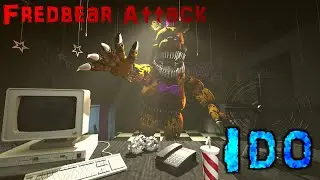 [SFM FNAF] Fredbear attacks the nightguard! | FNaF Animation by Ido
