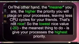 Process Control Changing Priorities with nice and renice