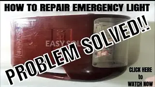 How to repair emergency light at home