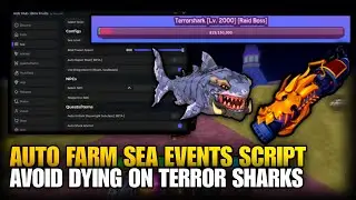 [🦈] Auto Farm Sea Events Without Dying | Roblox Blox Fruits Script No Key | Redz Hub