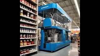 Paint Mixing Machine MetaAi from my idea