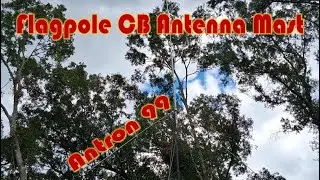 Flagpole Antenna Mast for Antron 99