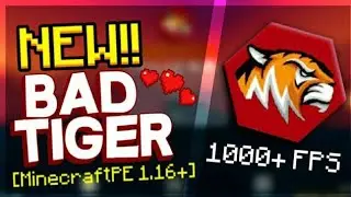 [NEW]  BADTIGER CLIENT FOR MCPE  (NEW VERSION) 1.16.40 REVEIW!!
