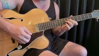 Moanin' - Jazz Guitar Chord/Melody Arrangement