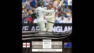 England Vs Australia 1st Test Day 2 , Stumps