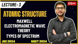 Structure of Atom Class 11 | Maxwell Electromagnetic Wave Theory | Types of Spectrum #jeemains2024