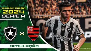 Botafogo x Flamengo (18/08/2024) Brasileirão 2024 - EFootball 2024