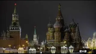 Новогодние обращение президента РФ Путина (2х2, 31.12.2018-01.01.2019)
