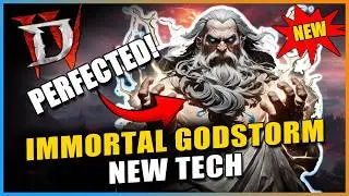 Diablo 4 - NEW BEST UNKILLABLE GOD STORM! Immortal Doomstorm Build - Billions Of DPS & 90k+ HP!