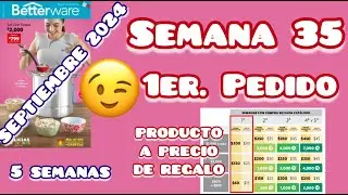 PRODUCTO A PRECIO DE REGALO SEMANA 35 2024 INICIO DE CATÁLOGO Betterware 🩵