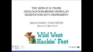 The World is Y0ur$: Geolocation based Wordlist Generation with Wordsmith