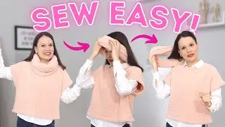 Let's sew cozy layers for WINTER - 2 in 1! Sew Easy