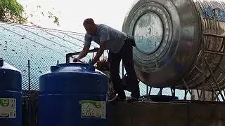 Akwaman helped install bio-sand filtration water system in school, first school in the Philippines