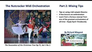 Midi Mockup of Tchaikovsky's Nutcracker Ballet Christmas - FREE Mixing Checklist - Ricky Molina