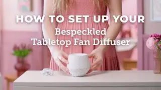 How to set up and style the Bespeckled Tabletop Fan Diffuser