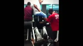Indony Jean Baptiste leg press