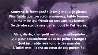 Souvent, le front posé sur tes genoux, je pleure - Charles Guérin lu par Yvon Jean