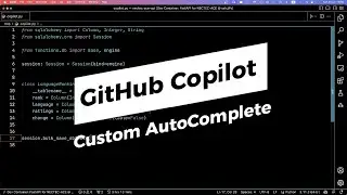 Github Copilot Custom AutoComplete