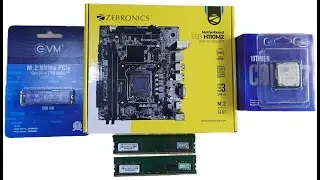 Rs.10999/- I3 8TH GEN- ZEB H110 MB-256GB NVME SSD-4+4GB DDR4 RAM-FINGERS CABINET WITH SMPS