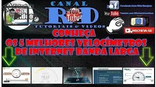 Conheça Os 5 Melhores  Velocímetros De Medição De Internet Banda Larga