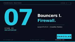 CrowdSec Tutorial Lesson 07 - Firewall Bouncers