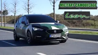 SEAT LEON | MILITARY CAMOUFLAGE | POLITECH GAZİANTEP !
