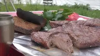 Готовим дикое мясо ЛОСЯ...
