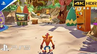 (PS5) Crash Bandicoot 4: It's About Time | ULTRA High Graphics Gameplay [4K UHD 60FPS HDR]